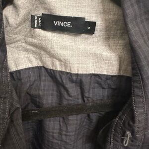 Vince Charcoal Checkered Outerwear